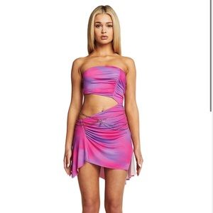 Zaria Dress - Cloud Print